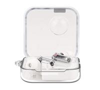 de silicona para Nothing Ear (1), protectora translúcida para la de carga de los auriculares, antipérdida y a prueba de golpes, fácil de llevar con un mosquetón de bloqueo