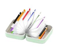 De Silicona Para Pastillas Impermeable - 15x6x11cm | Clasificador Semanal 14 Compartimentos Antigoteo | Estuche Médico Cremallera Codificada Por Colores Almacenaje Comprimidos Mañana Noche Ofici