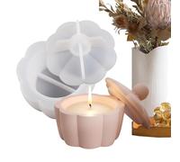 De Silicona para Soporte de Velas | de Resina de Taza con Tapa, de Flores de Silicona, de Hormigón -da -Te para Suculentas, Chocolate, Dulces