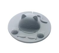 de silicona reutilizables resistentes al calor | Cubierta de diseño de gato con soporte para tazas de café, leche, té, casa, oficina, estudio, niños adultos