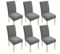 de silla de jacquard, tela elástica engrosada, de silla envolvente, juego de 2/4/6 para juego de sillas de comedor, para hotel, restaurante, mesa de comedor familiar y juego de sillas