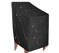 De Silla De Jardín - Protector De Asiento Impermeable Oxford 210D, Escudo De Muebles Resistente Y Antipolvo | De Silla De Comedor Giratoria Resistente A Los UV, Po