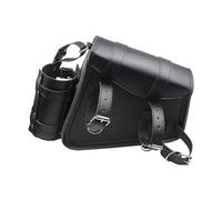 de sillín de moto - de almacenamiento para equipos de equitación, bolsas laterales modificadas para bicicletas | lateral de scooter de cuero con para taza de agua, organizador