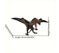de simulación de Pteranodonte, dinosaurio prehistórico jurásico y figura de ave grande. Juguete educativo para juegos de escritorio infantiles y aprendizaje científico
