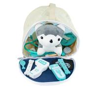 de simulación del doctor - enfermera para 25 piezas y | estuche de transporte | Conjunto de llamada a casa para niños pequeños | Fingiendo jugar al doctor in