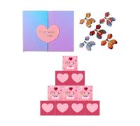 de sobres de San Valentín, de regalo de papel con diseño creativo de rebote para suministros del día de San Valentín, recuerdos de, parejas, amigos, celebración, romántica
