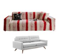 de sofá de Navidad decorativa elástica para muebles | Fundas de sofá para casa de vacaciones, sala de estar, dormitorio, apartamento