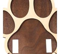 de sombra de ojos para animales domésticos - Bonito con forma de madera, marco conmemorativo para perros, elegante para mascotas, de madera para dibujos animados, Co