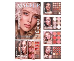 de sombras de : kit de maquillaje de viaje de larga duración, de altamente pigmentada, juego de sombras de profesional, accesorio de belleza cosmético portátil | ver