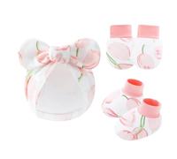 De Sombrero Guantes Guantes Resistentes A Rasguños Chaputeras Algodón Sin Algodón Con Tapones Capó 0-6m Cubierta Pie Para Niños Esenciales Bebés Bebés