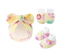 De Sombrero Guantes Guantes Resistentes A Rasguños Chaputeras Algodón Sin Algodón Con Tapones Capó 0-6m Cubierta Pie Para Niños Esenciales Bebés Bebés