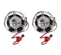 de Sonido Audio Motocicleta Altavoz EstéReo Moto una Prueba Agua Scooter Radio FM Bluetooth USB TF MP3 Kit Reproductor MúSica