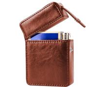 de soporte para mechero, de acero inoxidable retro, paquete de almacenamiento de mechero, organizador de bolsillo, regalo compacto y ligero para hombres, novio, viajes, accesorios diarios