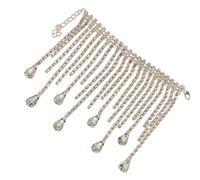 De Strass Para Botella De Vino - Velo Largo De 9.1 Cm | Joyería Ajustable Para Botella De Vino Espumoso - Para Bodas San Valentín Cumpleaños Eventos