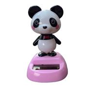 de tablero de coche - Lindo juego de panda Bobble solar, figura oscilante de accionamiento solar, decoración de de cabeza de animal | Adecuado para tablero de instrumentos de vehículos