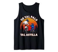 De Tal Padre Tal Hijo Motocross Papá e Hijo Padre Abuelo Camiseta sin Mangas