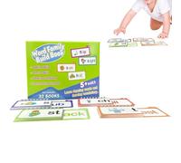 de Tarjetas Flash de fonética: generador de familias de Palabras en Papel, de dominio del Sonido de Las Letras, de Mejora del Vocabulario, recurso Interactivo para la educación en el