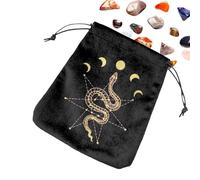 de Tarot - de Tela de Terciopelo Suave para Cartas de Tarot - de Almacenamiento de Cartas Tarots Oracle para runas y Joyas, Regalo de Viaje