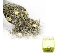 De Té Chino Natural Original Con Aroma a Jazmín Té Verde Frito a Mano Tradicional Sin Aditivos Té De Hierbas Aromático Y Fragante Con Un Regusto Fresco Natural Y Dulce (250g)