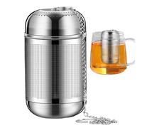 de té para hojas de lotería | Acero inoxidable de inserto de fino de la falla | de tamiz para la preparación del té de café para la oficina de la oficina de Home to Travel, para p