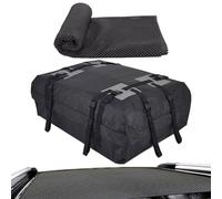 de Techo - Gran portabolsas Impermeable, 600D Resistente, Kit de Correas adicionales, baúl de Almacenamiento Universal para Coche, Estuche de Viaje Resistente a la Intemperie, Porta-Bagages