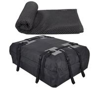 de techo para coche - de techo impermeable, portabolsas flexible, gran capacidad | Organizador resistente para galería de techo, material Oxford resistente con cremallera para transporte