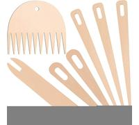 de tejer, herramienta para tejer madera, agujas de ganchillo y agujas de tejer | Manualidad con peines de tejer de madera para hacer jerséis, sombreros, esquís