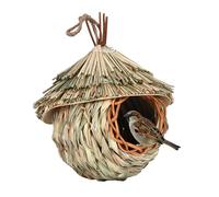 de tejido a mano en natural, 15 x 19 cm para colgar, ideal para jardín, ventana, decoración exterior, sostenible, a la naturaleza, atractivo para los y los