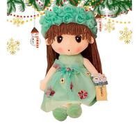 de tela de peluche, juguetes figuras de trapo de felpa | Chica princesa linda figura dormida juguetes | Juguete de peluche con sombrero, vestido de princesa