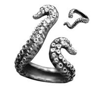 de tentáculo de pulpo | pirata ajustable | Banda de tentáculo de pulpo de acero inoxidable | Sensación de sepia de acero inoxidable - Joyería de para hombres y mujeres accesorio de