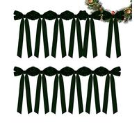 De Terciopelo Para Árboles De Navidad | 12 Piezas De Decoración Estacional,Decoraciones De Decoración Del Partido - Para Decoradores Del Hogar Y Planificadores De , Puerta De Entrada