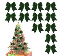 de Terciopelo para El Árbol De Navidad - Decoraciones De Vintage 15 Cm | Lote 12 De Terciopelo para Árbol | Hágalo Usted Mismo Artesanía, Boda, Corona Hace, Bolsas de Dulces