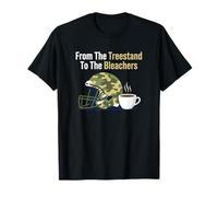 De The Treestand a The Bleachers Sports Hunting Dad Camiseta