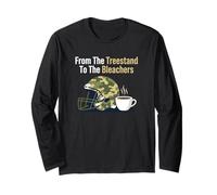 De The Treestand a The Bleachers Sports Hunting Dad Manga Larga