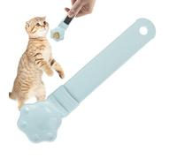 de tiras para gatos, 9.8 x 2.5 x 0.15 pulgadas, cuchara de apretar para gatos, cuchara para lamer golosinas para gatos, cuchara dispensadora para alimentos húmedos