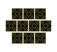 De Tiro - Láminas 10 Unidades Papel 30x30 cm | Diana para Juegos - Láminas De Papel para Entrenamiento En Rango Interior Exterior O Patio Trasero