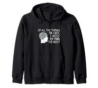 De todas las cosas que perdí extraño más mi mente Sudadera con Capucha