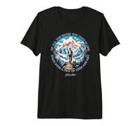 De Todos los Caminos Que Tomas en la Vida Caminando John Muir Cita Camiseta Premium