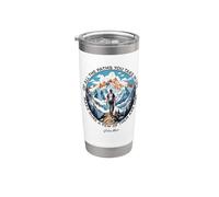 De todos los caminos que tomas en la vida caminando John Muir cita Vaso térmico de acero inoxidable de doble pared