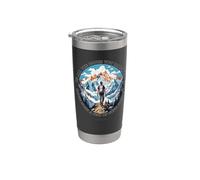 De todos los caminos que tomas en la vida caminando John Muir cita Vaso térmico de acero inoxidable de doble pared