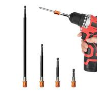 de tornillo magnético - 287 g de acero | 4 piezas soporte ergonómico de cambio rápido | Soporte magnético para tornillos para taladros para construcción, carpintería, coche, bricolaje