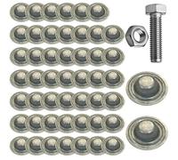 de tornillos de metal para techos, 50 unidades, resistentes al agua, protectores para la azotea, Homeowner Roofer Shed Fastener, Garage Carport Workshop Hardware | Barn Pergola Fence