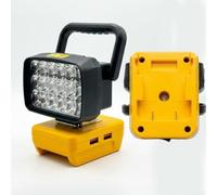 de Trabajo LED 18W con 2 USB para Batería 20V de Trabajo LED | puertos USB para carga rápida, alimenta móviles y tablets, iluminación constante en obra o camping