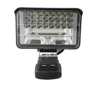 de Trabajo LED 5 Pulgadas 48 LEDs para 18V de Trabajo LED 5 | 48 LEDs brillantes, compatible para batería 18V, para ideal taller, para construcción, reparación auto(B)