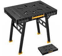 de Trabajo Plegable, de Trabajo Portátil, Mesa de Carpintería, Capacidad de Carga 450kg, Multifuncional Plegable, Ideal para Carpintería, Bricolaje y Almacenamiento en el Hogar