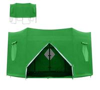 De trampolín - Cubierta anti -UV | Pantalla de la Trampolín, Patio de Diversión Solar Shelter, Cubierta para Tonalidad del Trampolino, Exterior 6ft 8ft 10ft 12ft 14ft Protection Sun P