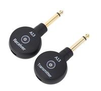 de Transceptor de Guitarra Inalámbrica de 2.4GHz con Gato de 6.35 Mm para Guitarra de bajo Teclado Violín de bajo de Gama de Baja Latencia de Guitarra Transmisor de Guitarra Inalámbrica