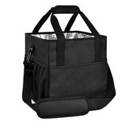 de Transporte de Bebidas de 3 Capas, con Correa y separadores, Soporte antivuelco de Cuatro Tazas 27 x 28 x 23 cm para Bebidas frías y Calientes | Correo de Comida Evento en p