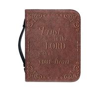 de transporte de Bible Carrying Case, Medium, Large, Xl, and 2xl Pu Leather Church Bag with Handle, Portable Scripture Holder (For Worship & Bible Study), Durable & Stylish Travel Case