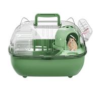 de Transporte de Reptiles, Jaula compacta para roedores con Tapa, Material de Polipropileno de Alta Resistencia con pestillo de Bloqueo Seguro, Ideal para hámsteres, lagartos, Viajes Cortos